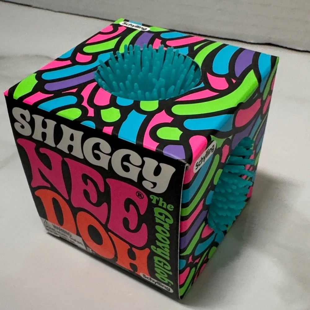 New NeeDoh Shaggy. The Groovy Glob - Teal - Picture 12 of 15